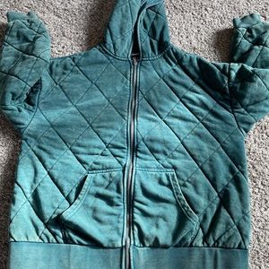Forever 21 medium quilted zip up hoodie